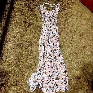 Long off the shoulder dress